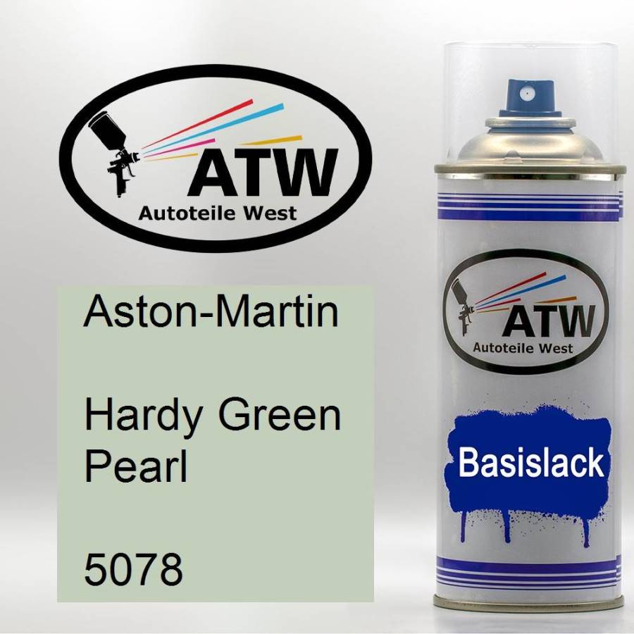 Aston-Martin, Hardy Green Pearl, 5078: 400ml Sprühdose, von ATW Autoteile West.